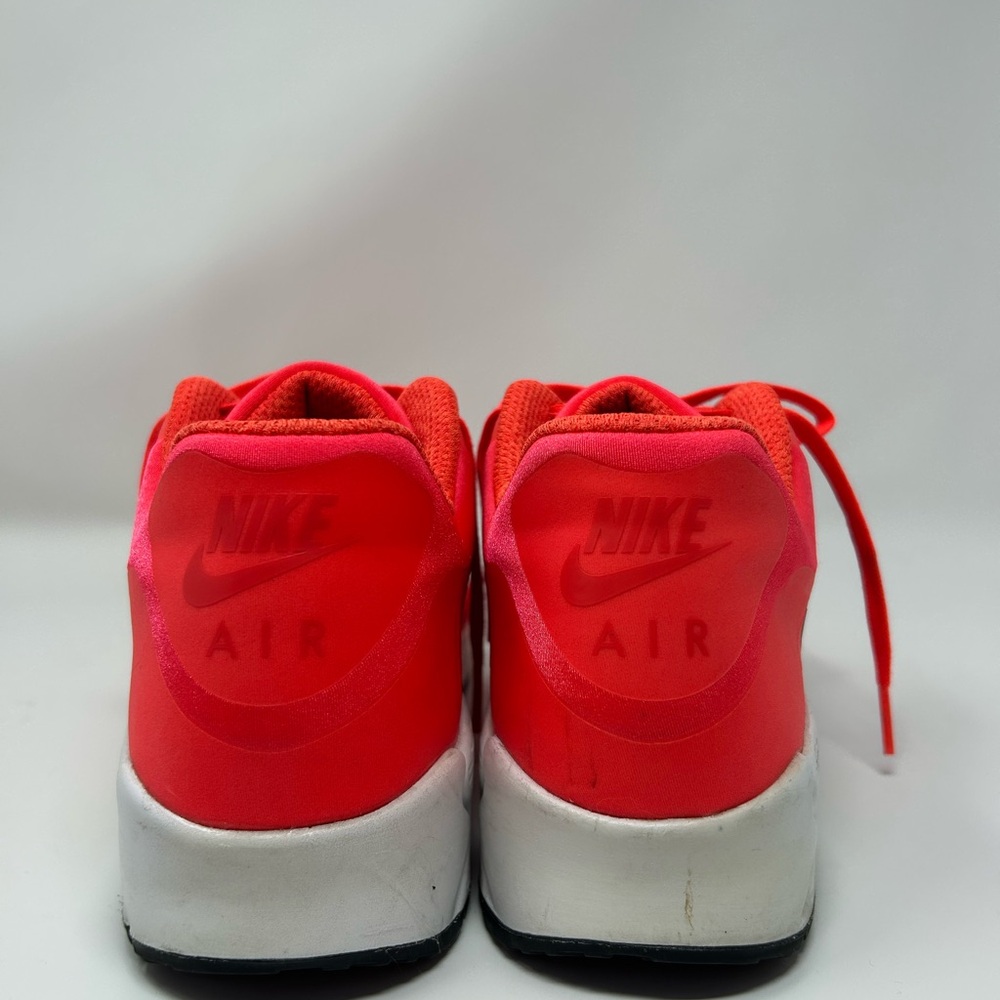 Nike Air Max Bright Red and Black Sneakers - Picture 2 of 5